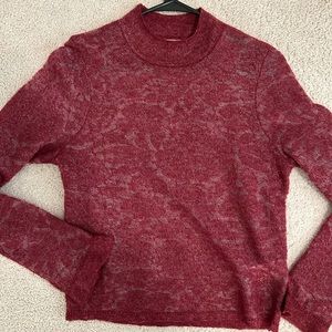 Anthropologie Thin Patterned Sweater